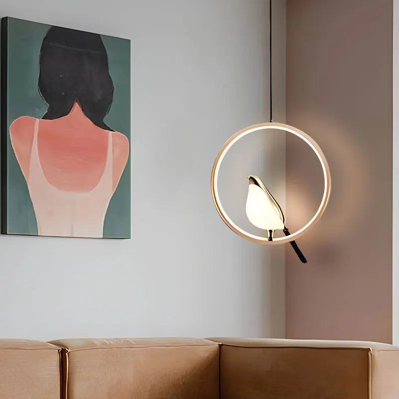 Magpie Licht Pendelleuchte mit nordischem Vogeldesign für moderne Räume | Temsk