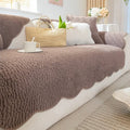 Cozy Cloud Thick Tuft Fleece Sofa Cover For Warm Winter Coziness | Temsk