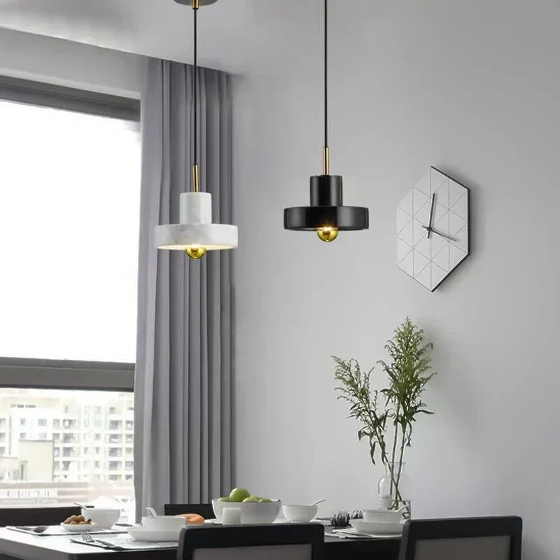 Marmor Pendelleuchte mit Naturstein Postmodernem Design | Temsk