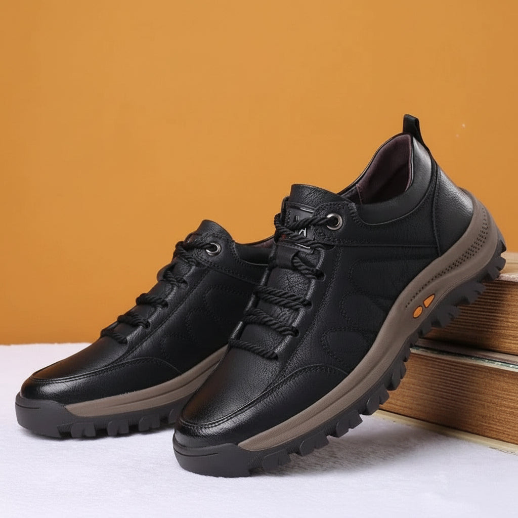 Herren orthopädische Wanderschuhe mit Fußgewölbeunterstützung und wasserdicht | Temsk