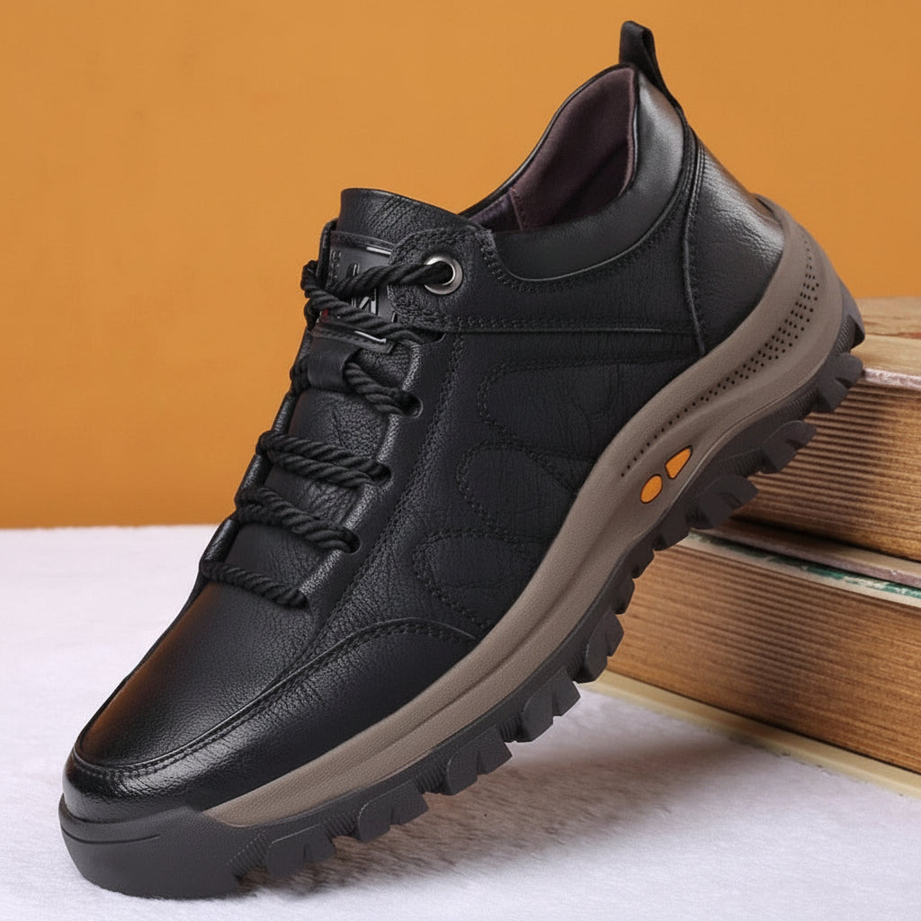 Herren orthopädische Wanderschuhe mit Fußgewölbeunterstützung und wasserdicht | Temsk