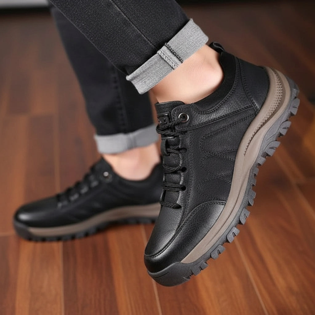 Herren orthopädische Wanderschuhe mit Fußgewölbeunterstützung und wasserdicht | Temsk