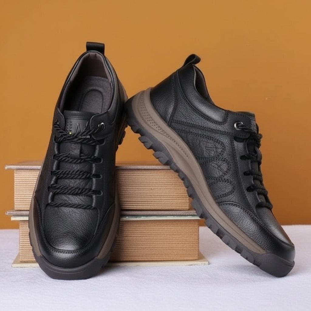 Herren orthopädische Wanderschuhe mit Fußgewölbeunterstützung und wasserdicht | Temsk
