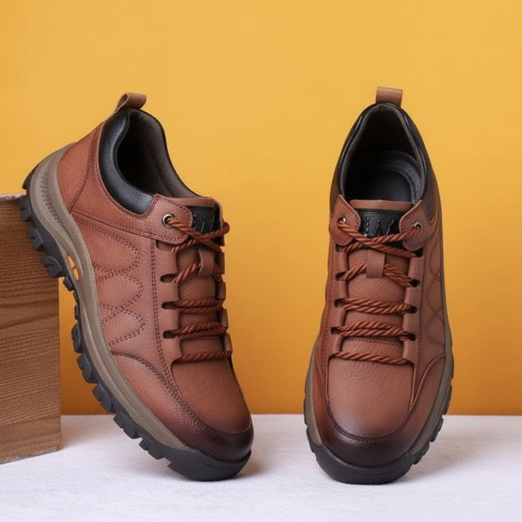 Herren orthopädische Wanderschuhe mit Fußgewölbeunterstützung und wasserdicht | Temsk