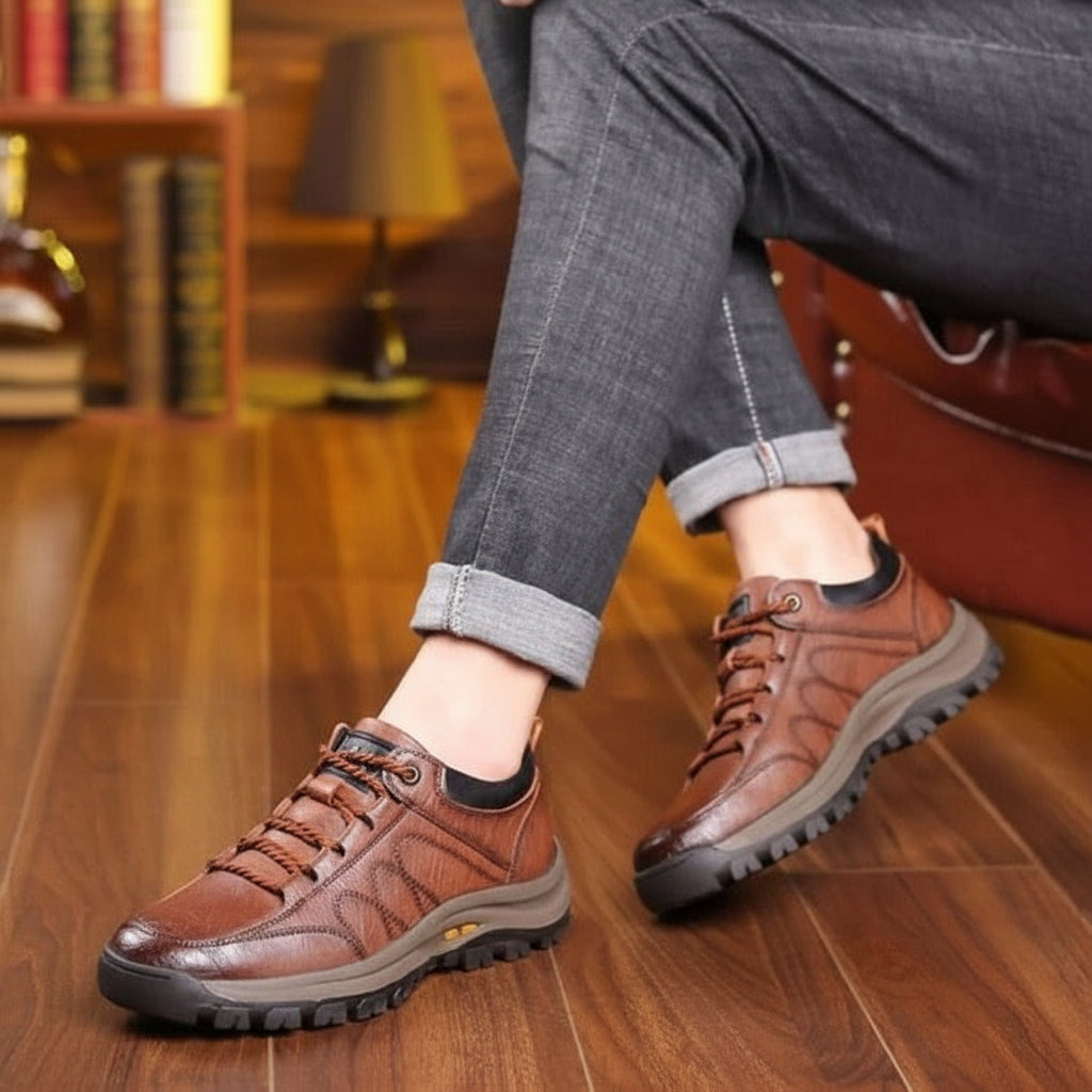 Herren orthopädische Wanderschuhe mit Fußgewölbeunterstützung und wasserdicht | Temsk