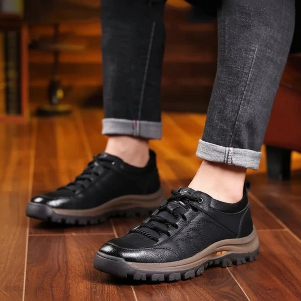 Herren orthopädische Wanderschuhe mit Fußgewölbeunterstützung und wasserdicht | Temsk