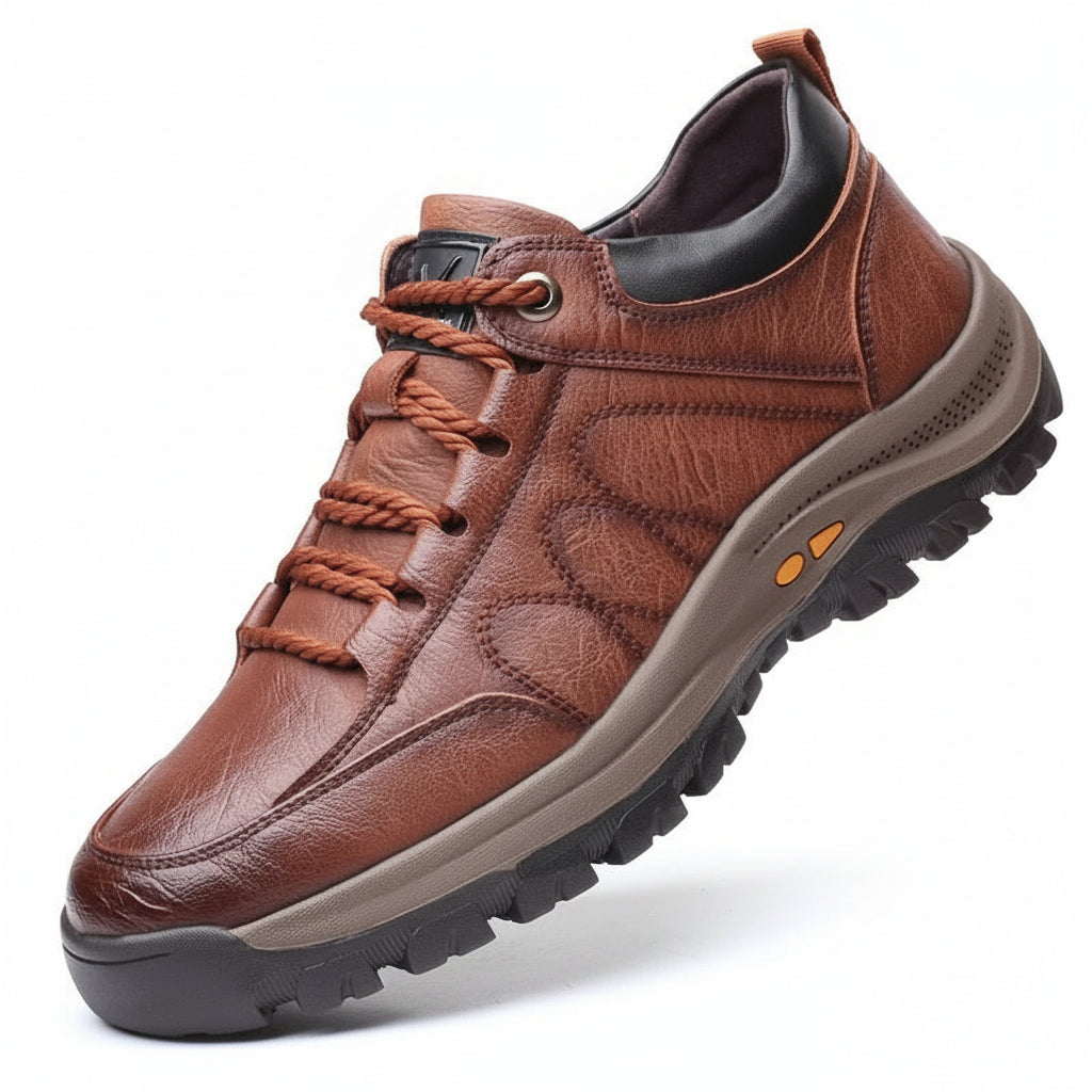 Herren orthopädische Wanderschuhe mit Fußgewölbeunterstützung und wasserdicht | Temsk