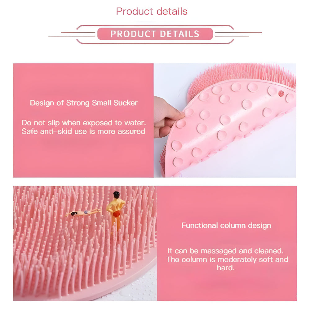 Shower Mat Exfoliating Foot And Body Scrubber Non Slip | Temsk
