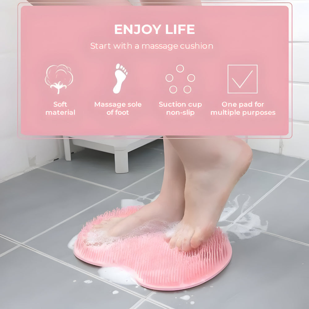 Shower Mat Exfoliating Foot And Body Scrubber Non Slip | Temsk