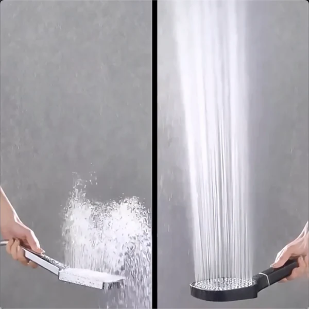 High Pressure Filtered Shower Head With Adjustable Spray Turbo Boost | Temsk