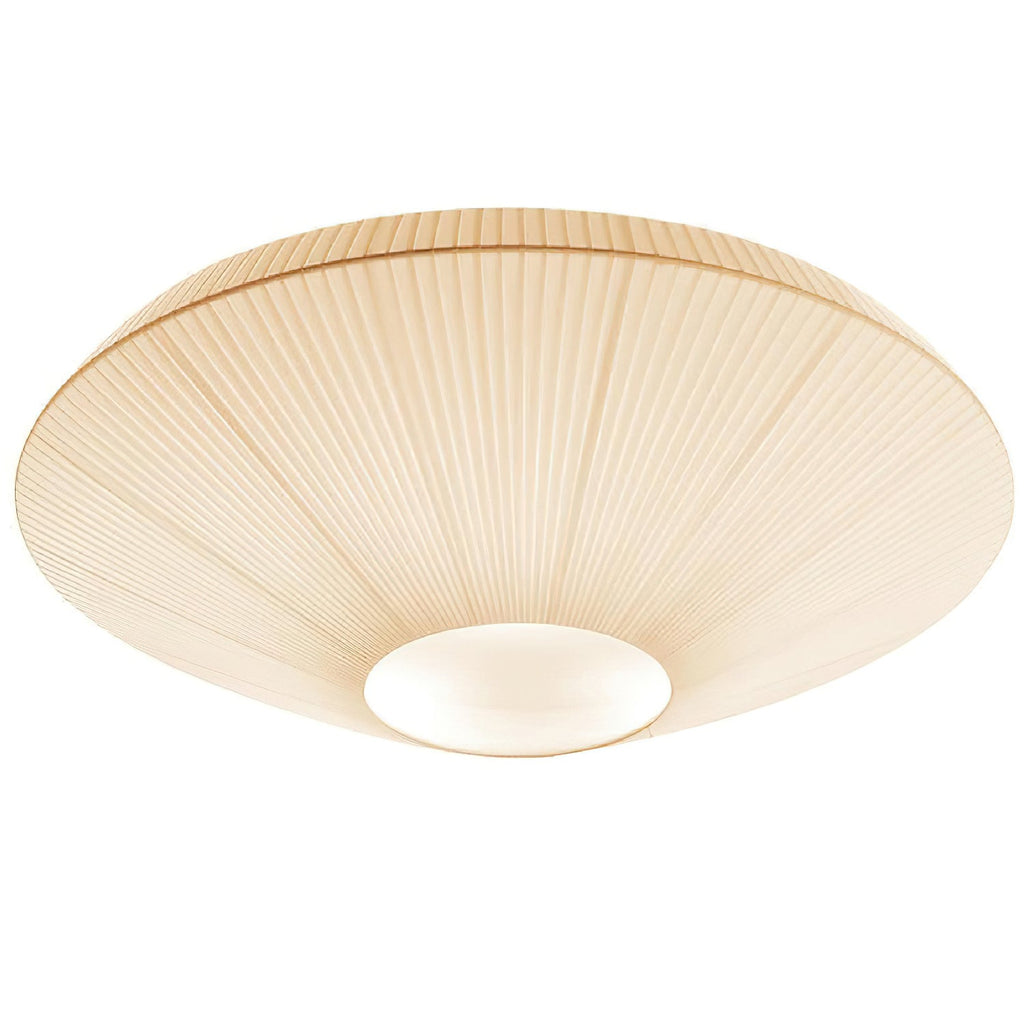 Oriental Style Ceiling Lamp With Fabric Shade For Dining Room Light Dimmable Three Sizes | Temsk