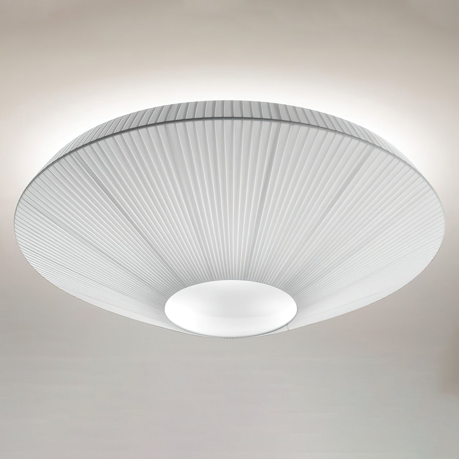 Oriental Style Ceiling Lamp With Fabric Shade For Dining Room Light Dimmable Three Sizes | Temsk