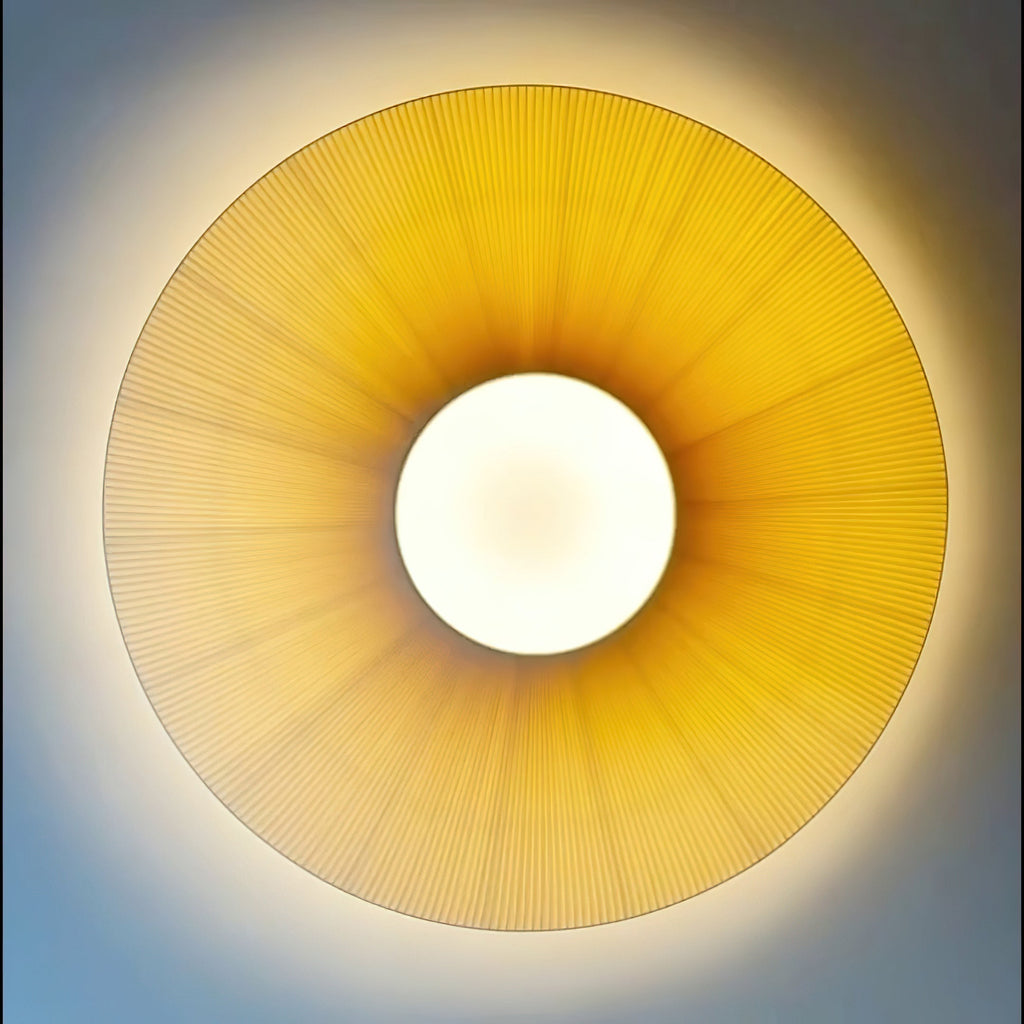 Oriental Style Ceiling Lamp With Fabric Shade For Dining Room Light Dimmable Three Sizes | Temsk