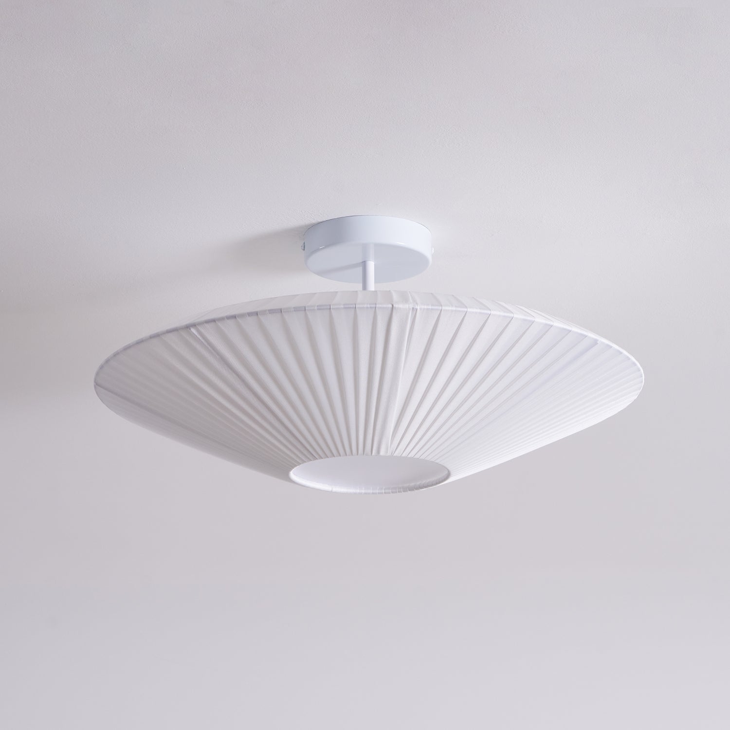Oriental Style Ceiling Lamp With Fabric Shade For Dining Room Light Dimmable Three Sizes | Temsk