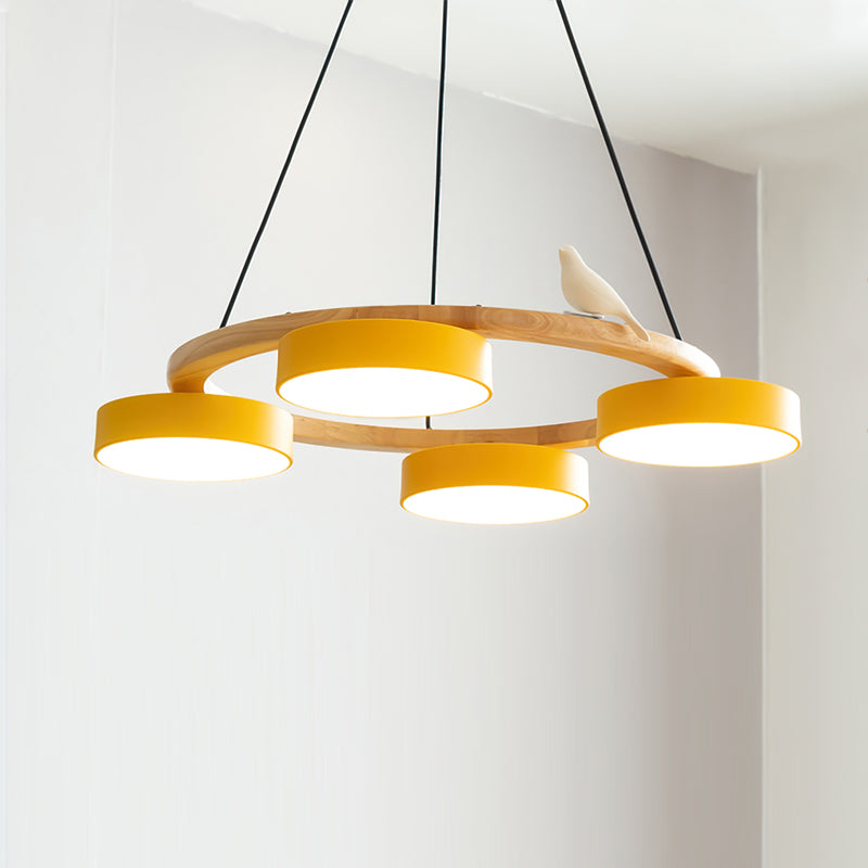 Sienna Vogelrunder Kronleuchter mit naturinspiriertem LED-Licht | Temsk