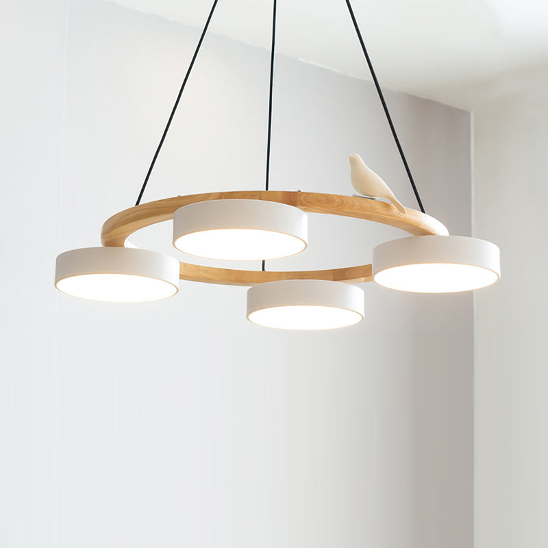 Sienna Vogelrunder Kronleuchter mit naturinspiriertem LED-Licht | Temsk
