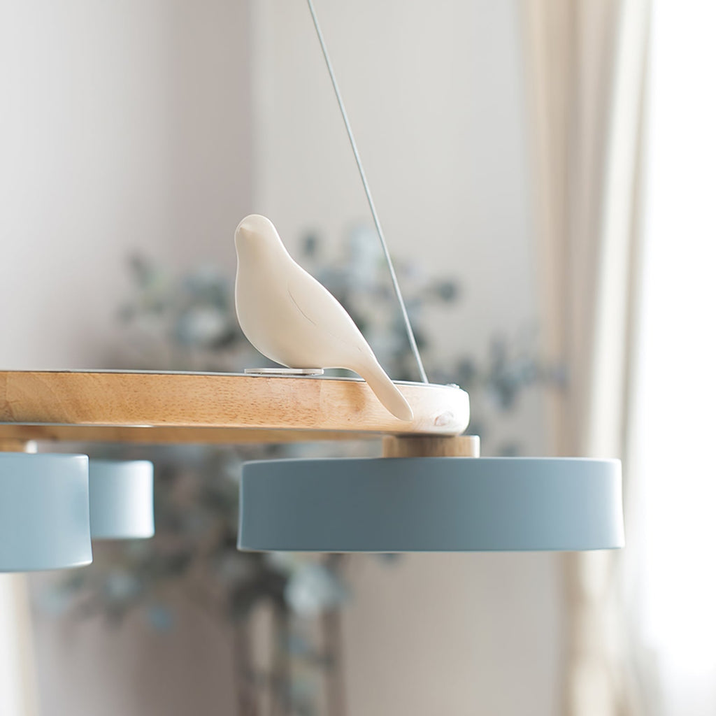 Sienna Vogelrunder Kronleuchter mit naturinspiriertem LED-Licht | Temsk