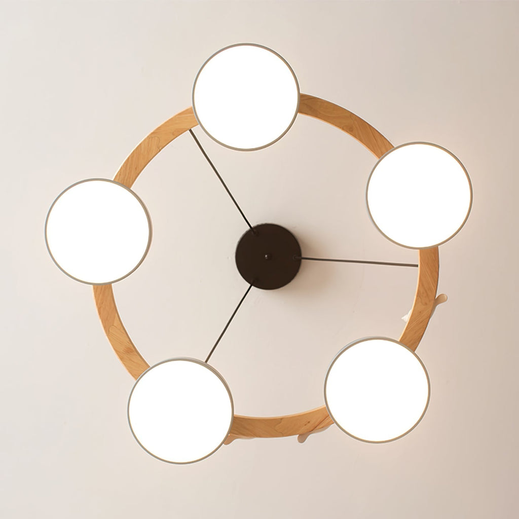 Sienna Vogelrunder Kronleuchter mit naturinspiriertem LED-Licht | Temsk
