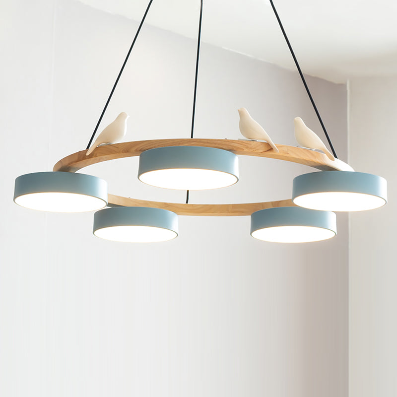 Sienna Vogelrunder Kronleuchter mit naturinspiriertem LED-Licht | Temsk
