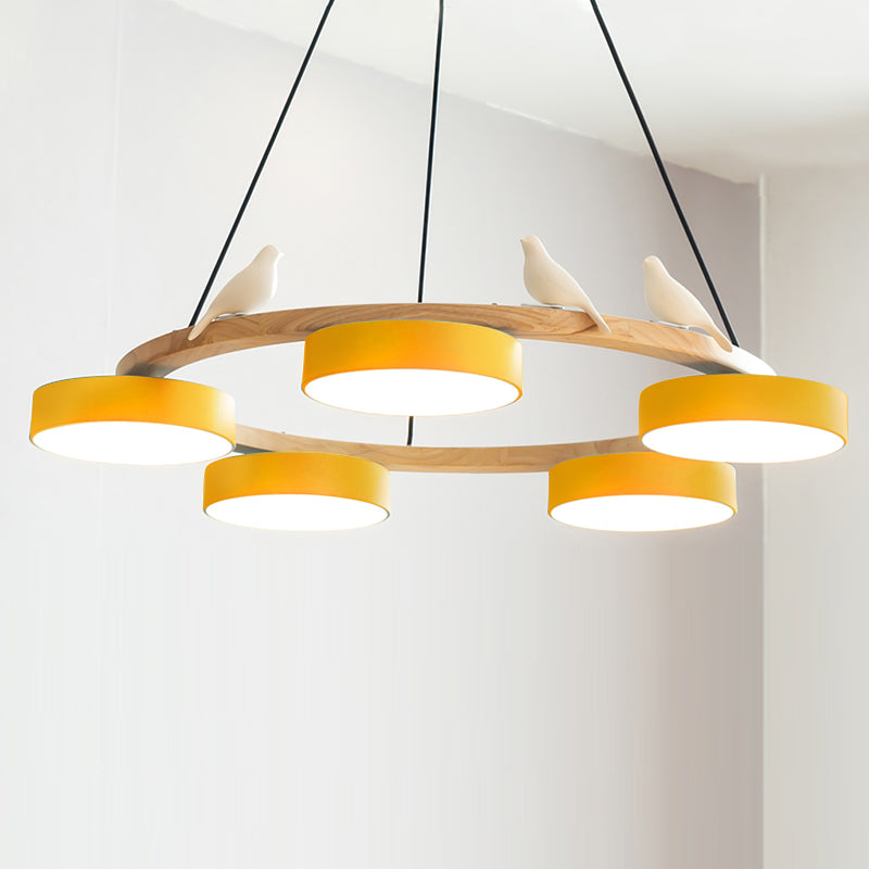 Sienna Vogelrunder Kronleuchter mit naturinspiriertem LED-Licht | Temsk