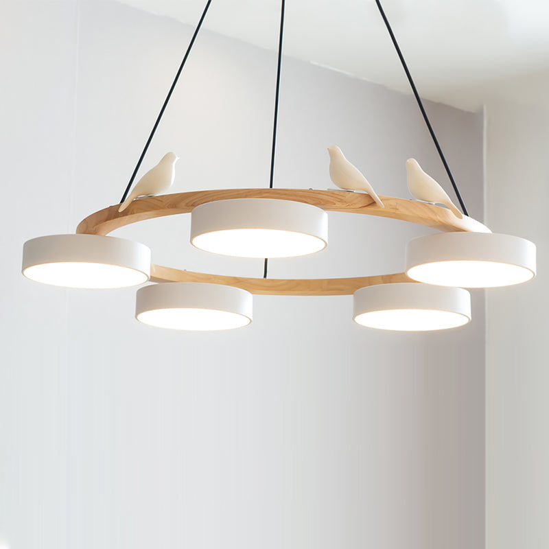 Sienna Vogelrunder Kronleuchter mit naturinspiriertem LED-Licht | Temsk