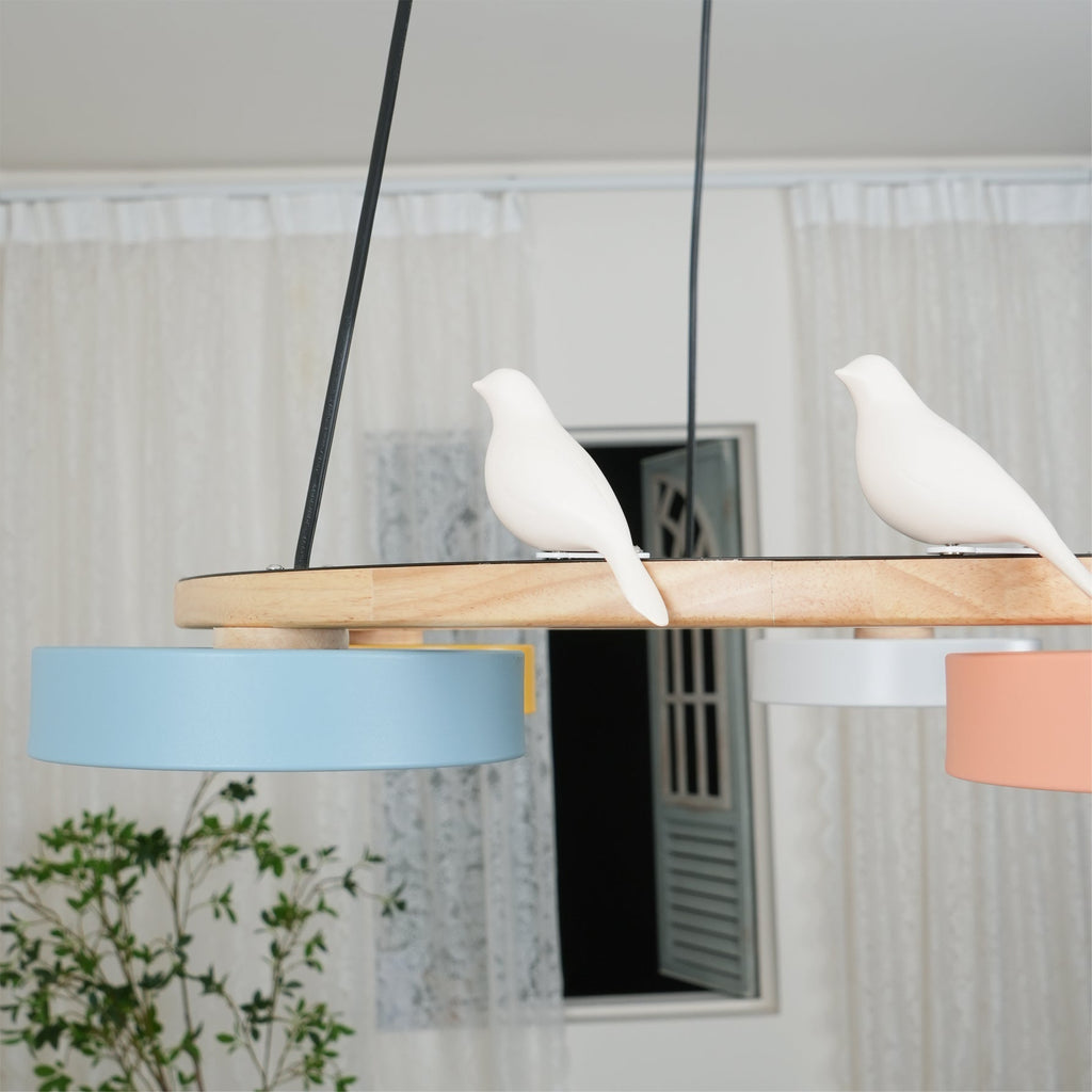 Sienna Vogelrunder Kronleuchter mit naturinspiriertem LED-Licht | Temsk
