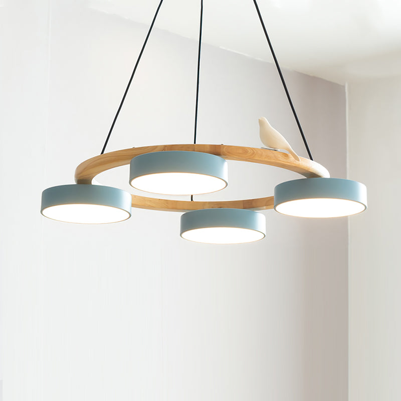 Sienna Vogelrunder Kronleuchter mit naturinspiriertem LED-Licht | Temsk