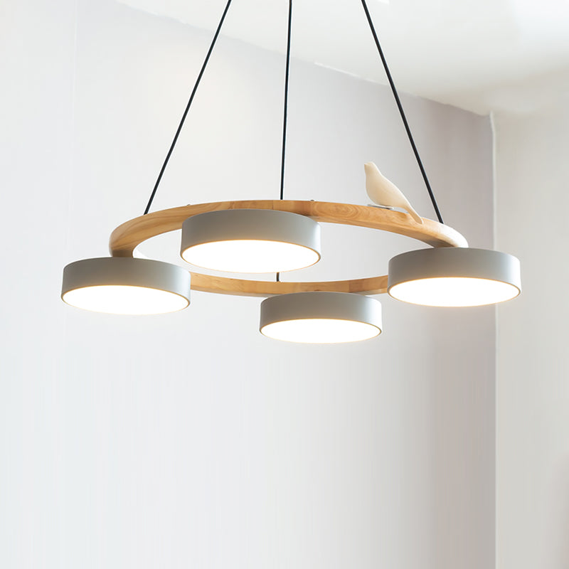 Sienna Vogelrunder Kronleuchter mit naturinspiriertem LED-Licht | Temsk