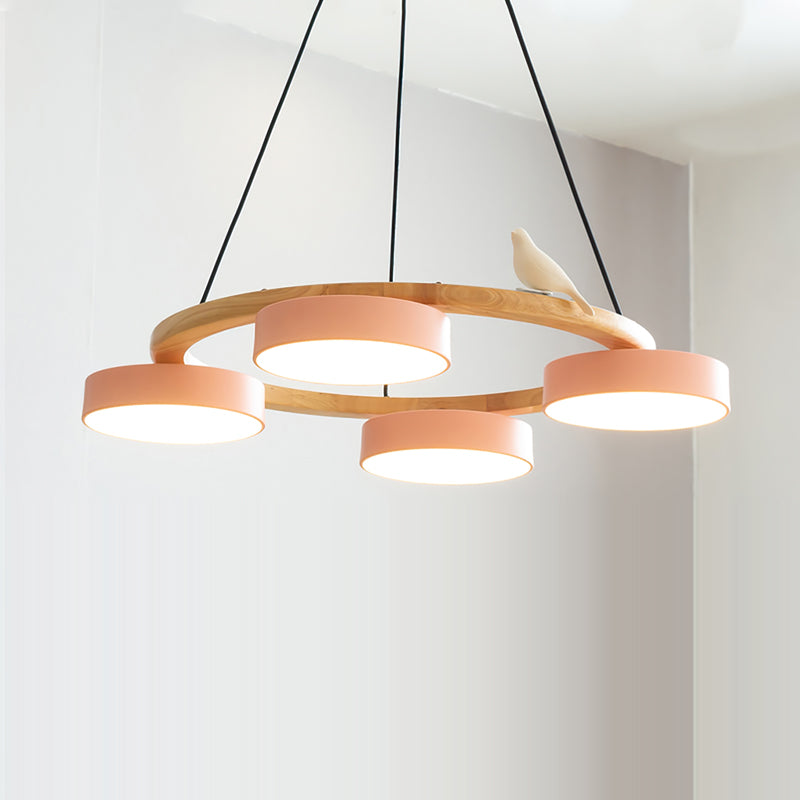 Sienna Vogelrunder Kronleuchter mit naturinspiriertem LED-Licht | Temsk