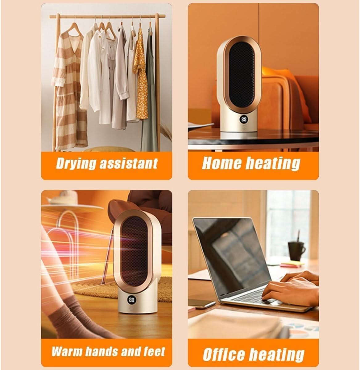 LumaHeat Go Portable Travel Heater, Lightweight and Compact | Temsk