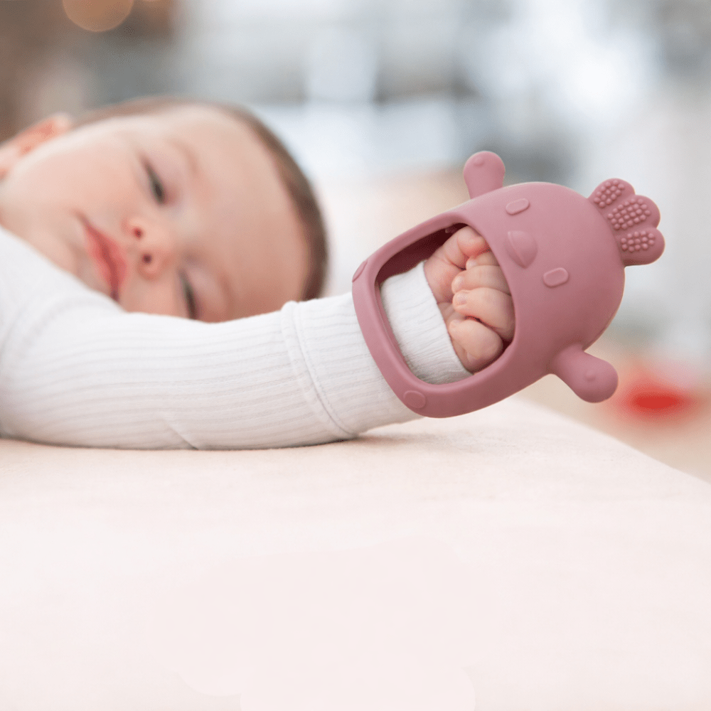Baby Silicone Teething Mitten For Soothing Sore Gums | Temsk
