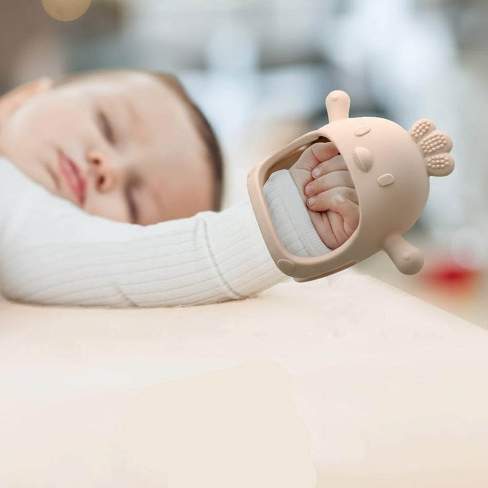 Baby Silicone Teething Mitten For Soothing Sore Gums | Temsk