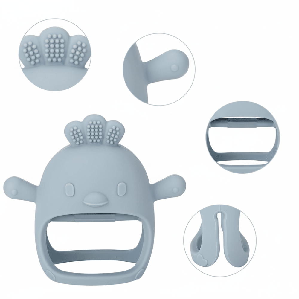 Baby Silicone Teething Mitten For Soothing Sore Gums | Temsk