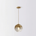 Nordic Style Glass Chandelier, Single-Head, 12-Inch | Temsk