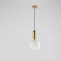 Modern Single-Head Ceiling Light Fixture, Metal, 12-Inch Diameter | Temsk