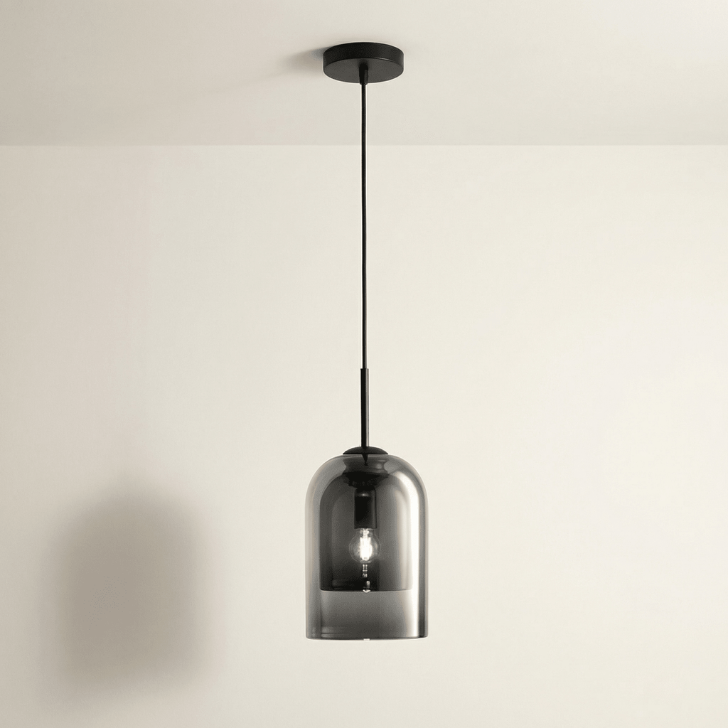 Glass Pendant Light Fixture With Single Light In Modern Nordic Style | Temsk