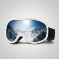 Ski And Snowboard Goggles With Anti Fog UV Protection And Double Lens | Temsk