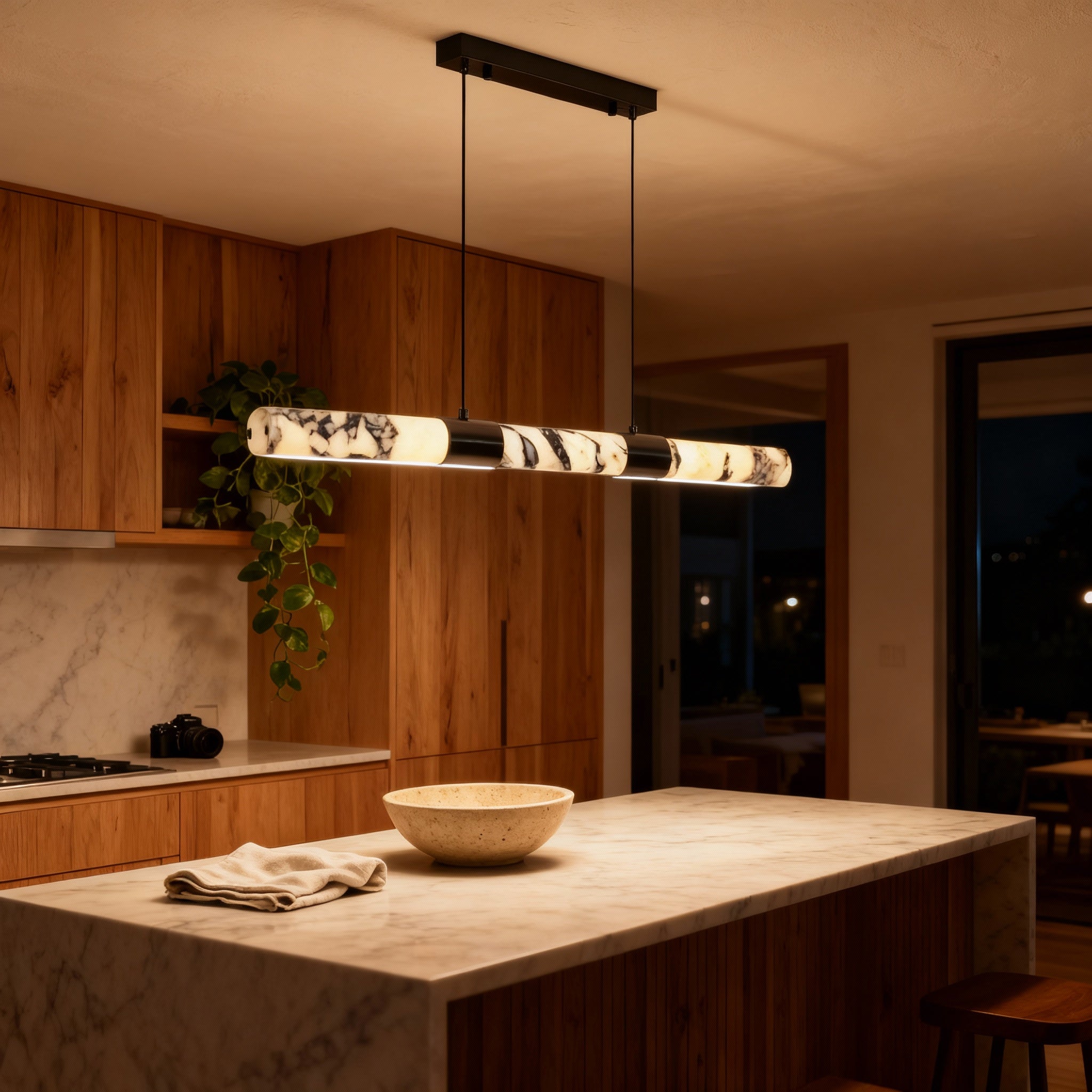 Marblea Elegance Modern Marble Dining Room Chandelier | Temsk