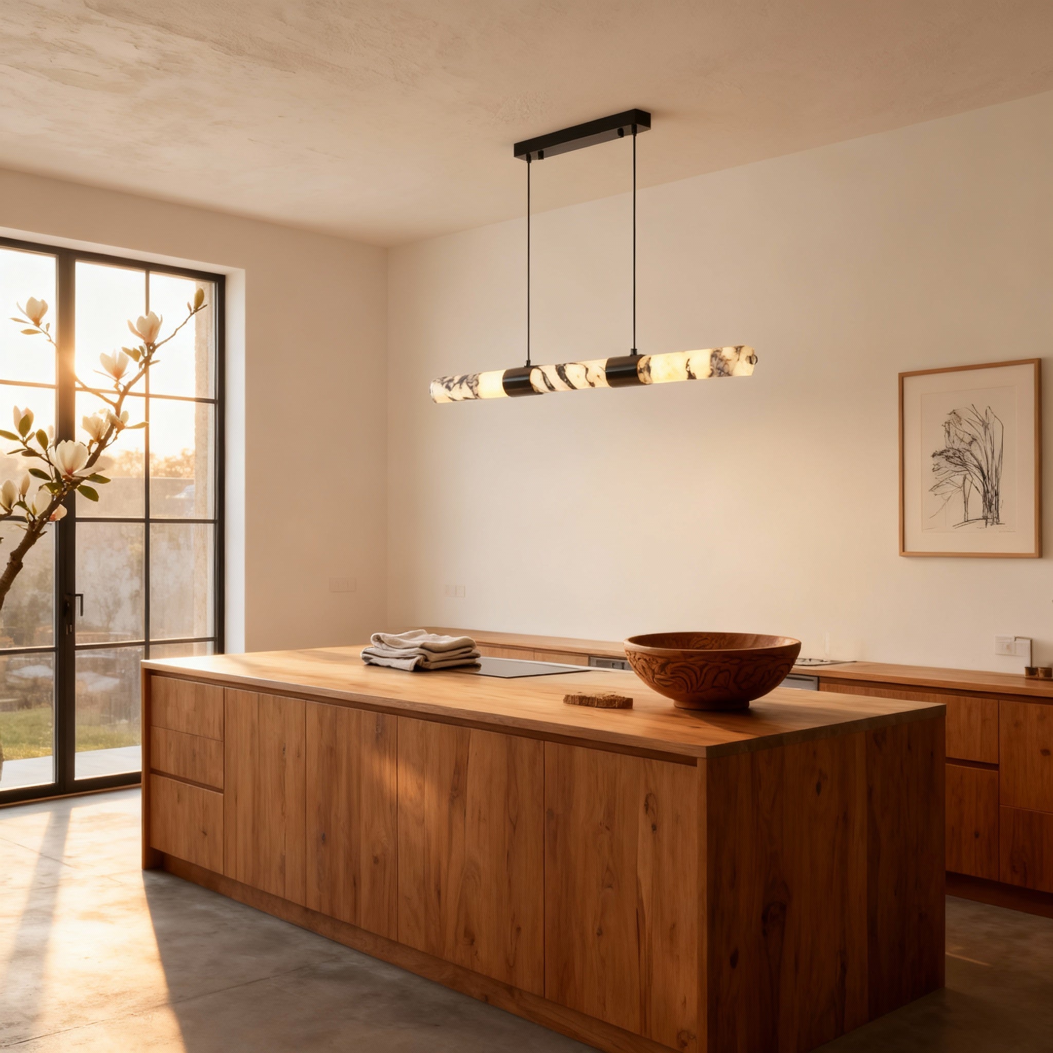 Marblea Elegance Modern Marble Dining Room Chandelier | Temsk