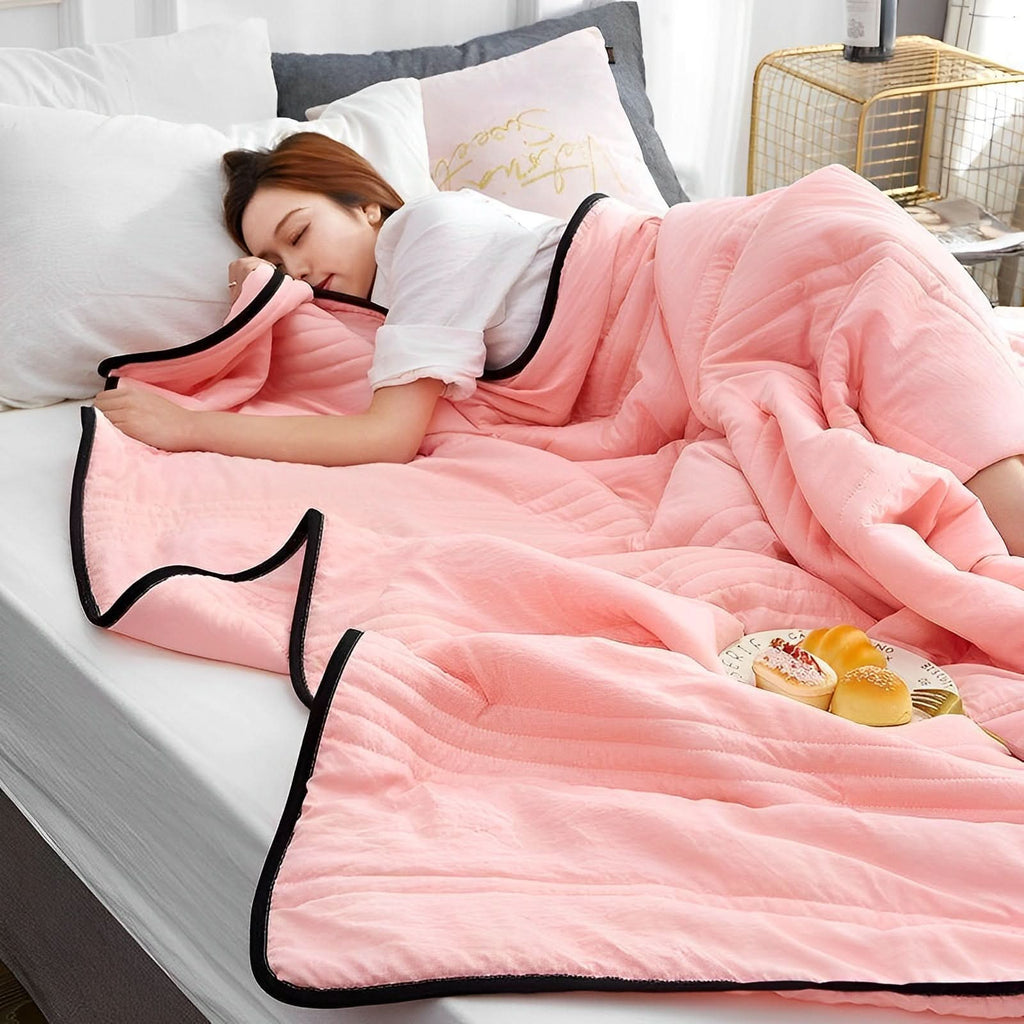 AeroChill Cooling Blanket For Hot Nights, Breathable And Moisture Wicking | Temsk