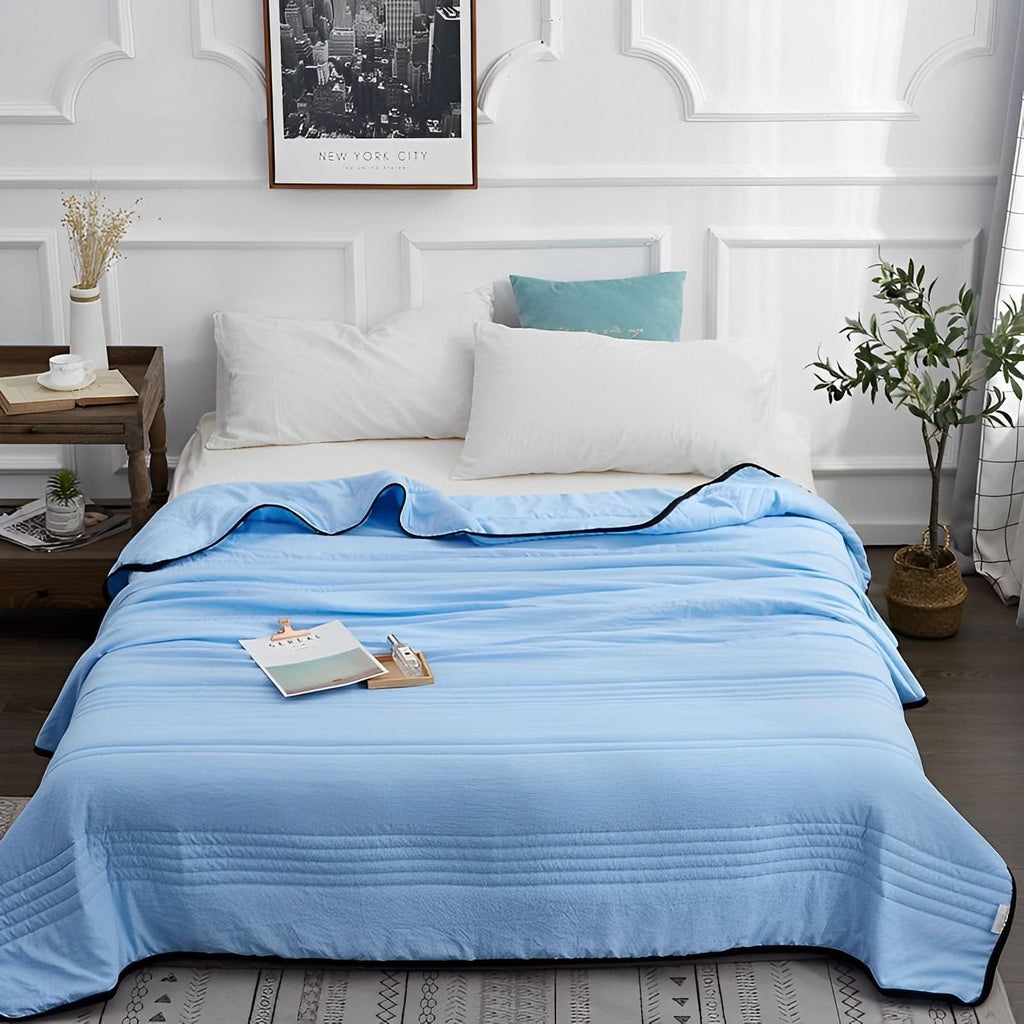 AeroChill Cooling Blanket For Hot Nights, Breathable And Moisture Wicking | Temsk