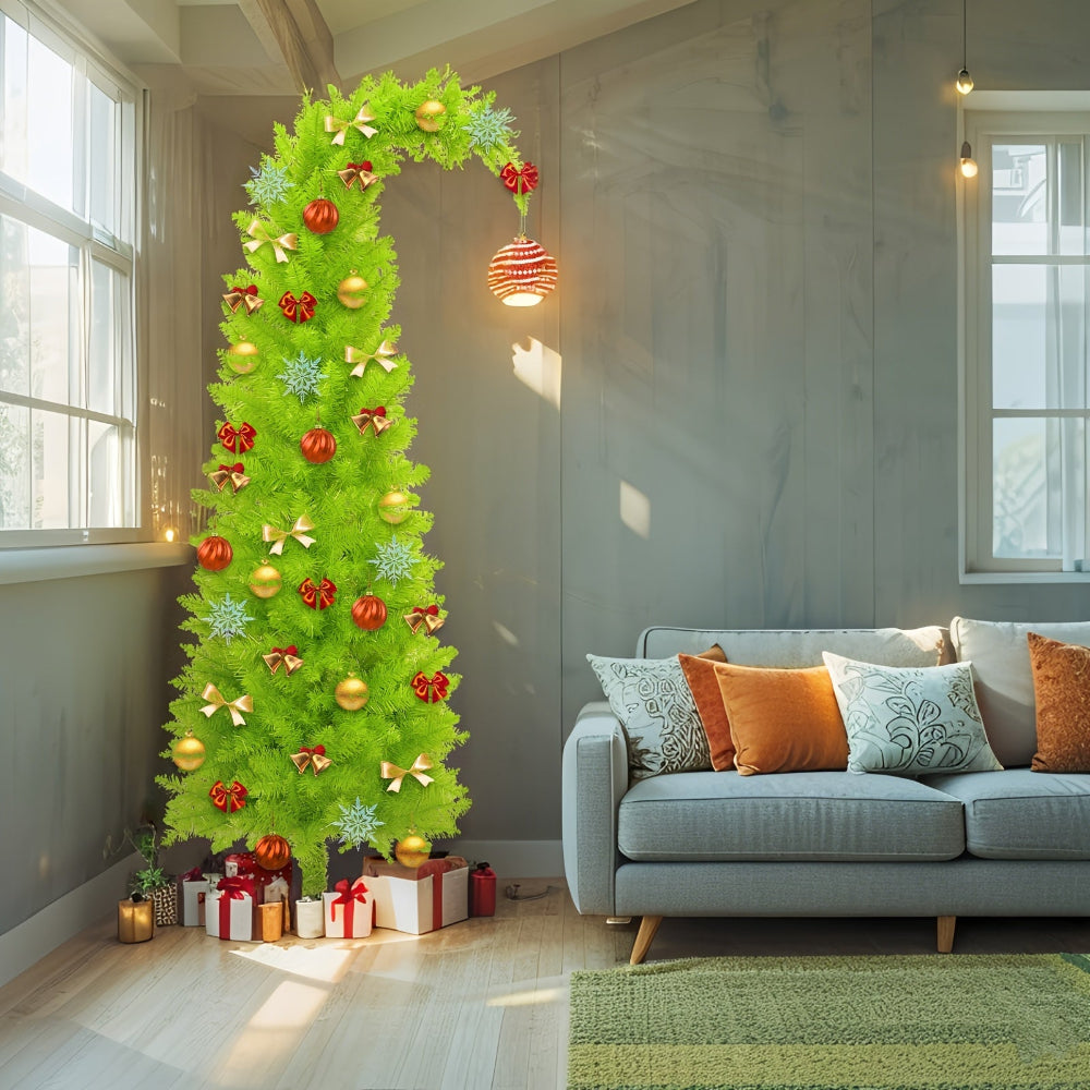 Elegant Slim Artificial Christmas Tree For Home Floor Display | Temsk