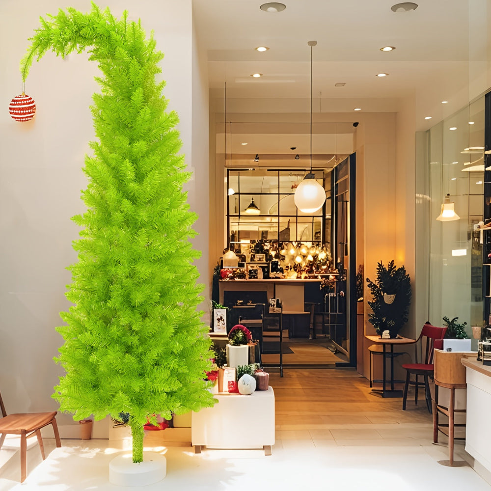 Elegant Slim Artificial Christmas Tree For Home Floor Display | Temsk