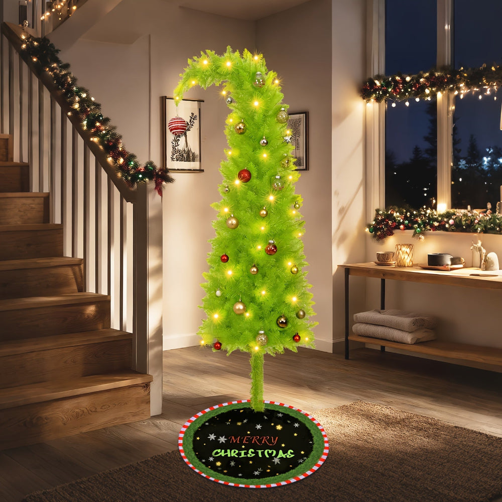 Elegant Slim Artificial Christmas Tree For Home Floor Display | Temsk