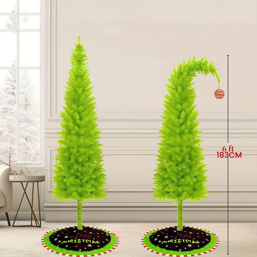 Elegant Slim Artificial Christmas Tree For Home Floor Display | Temsk
