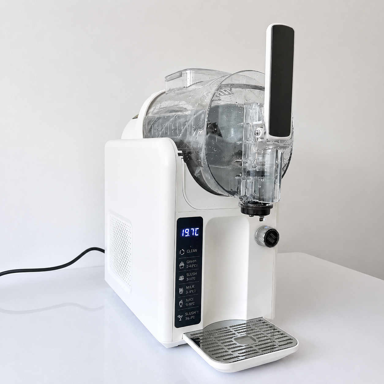 Theken-Doppel-Schüssel-Slushy-Maschine für gefrorene Getränke | Temsk