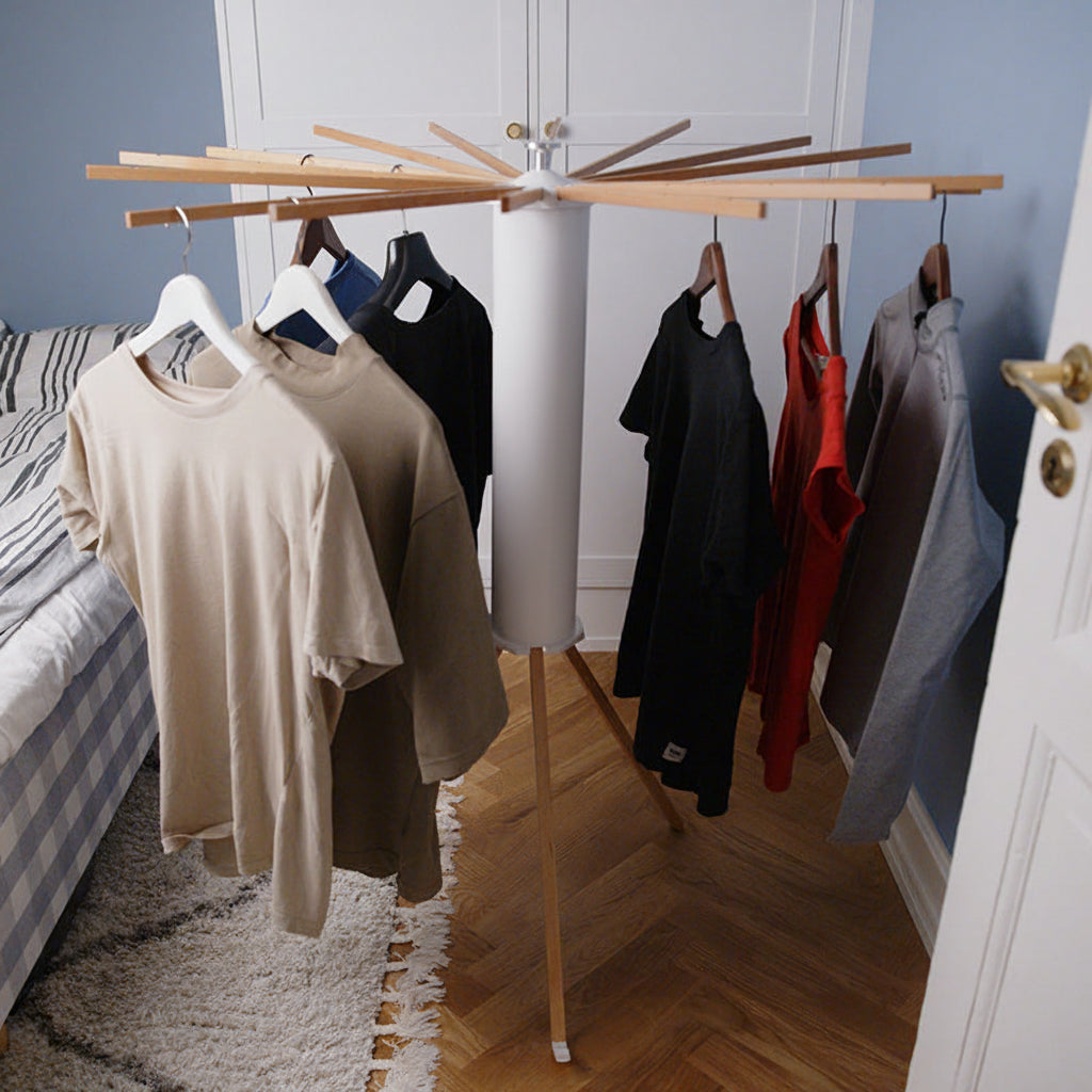 Versatile Foldable Drying Stand For Indoor Laundry | Temsk