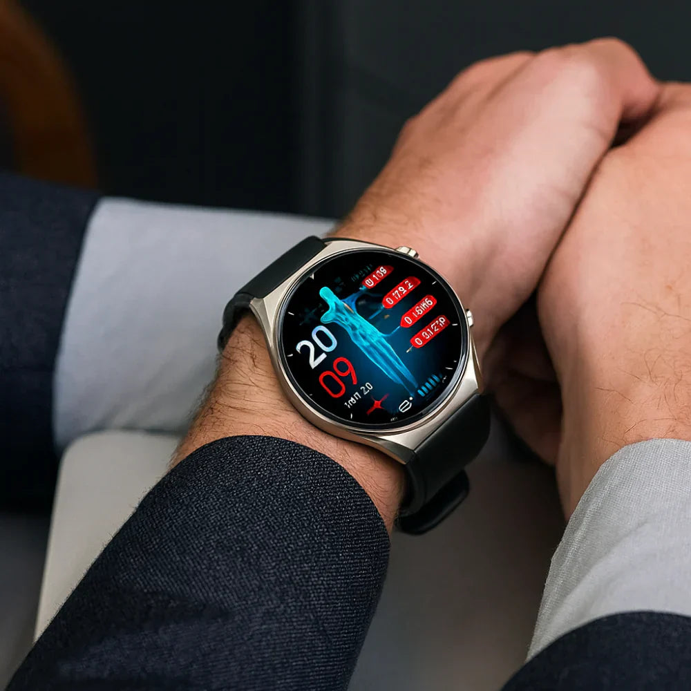 Daily Wellness Smartwatch With ECG Health Tracking | Temsk