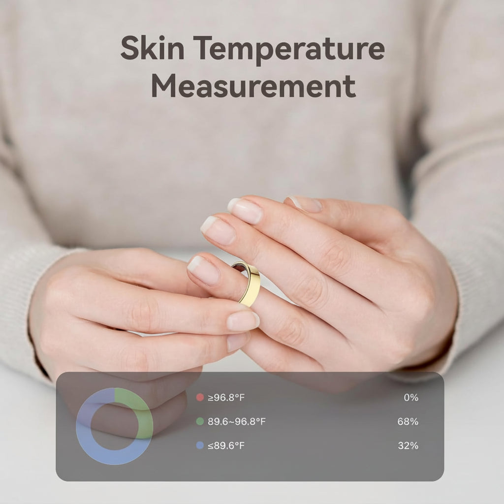 Waterproof Smart Ring Health Monitor With Sleep Tracking And Fitness Insights | Temsk
