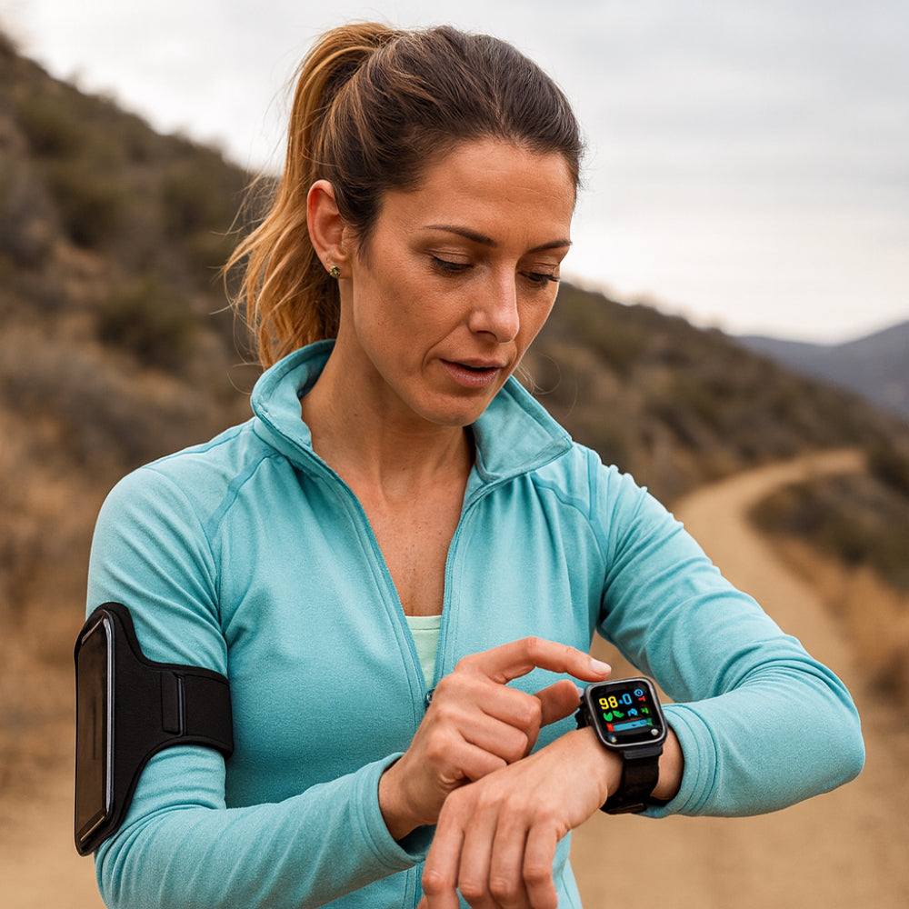 Smartwatch mit GPS-Benachrichtigungen und Aktivitäts-Tracking-Armband | Temsk